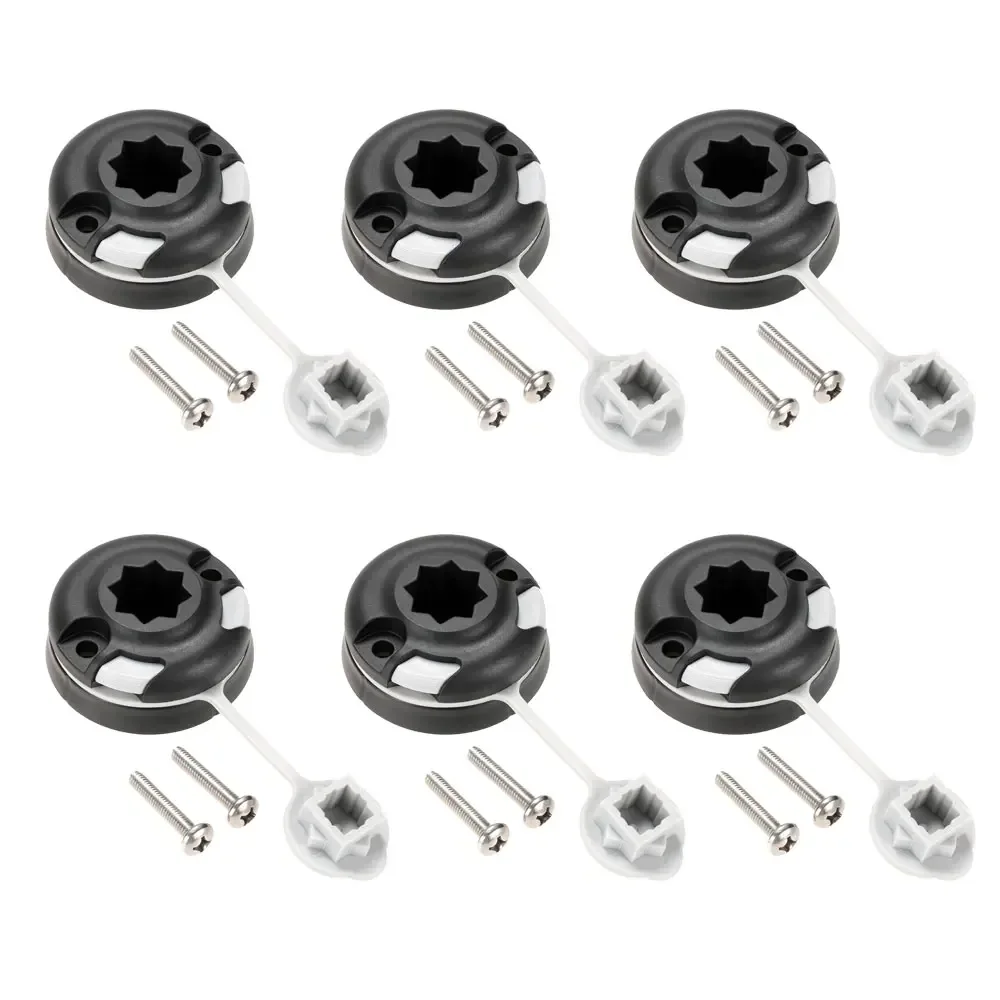 Fish Finder Mount - 8/6/4/1PC Canoe Kayak Star Mount Base