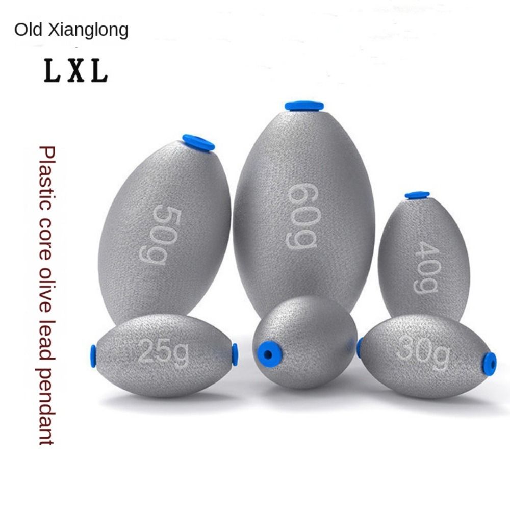 Fish Alarm - 5-20pcs Fishing Lead Olive Shaped Sinkers