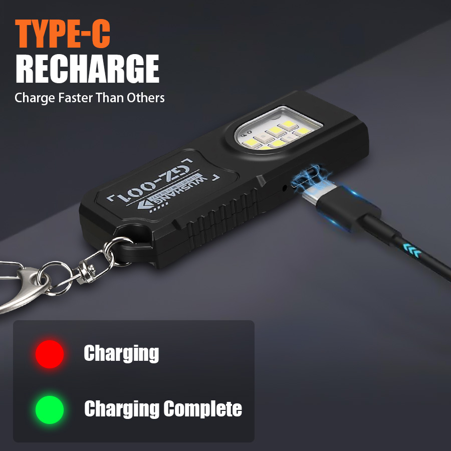 Powerful Mini COB LED Keychain - Fishing Light ulasan dan harga