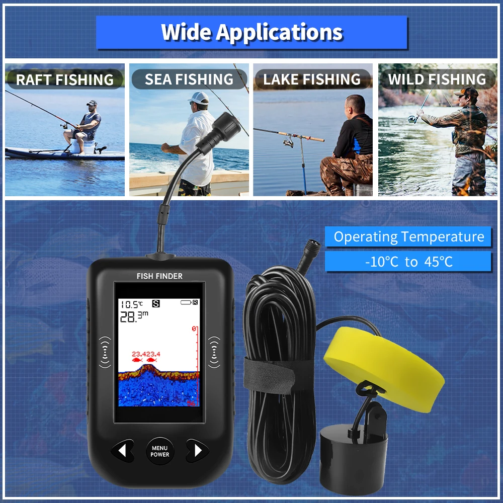 Erchang XF03 Fish Finders 45 D - Fish Finder Cable ulasan dan harga