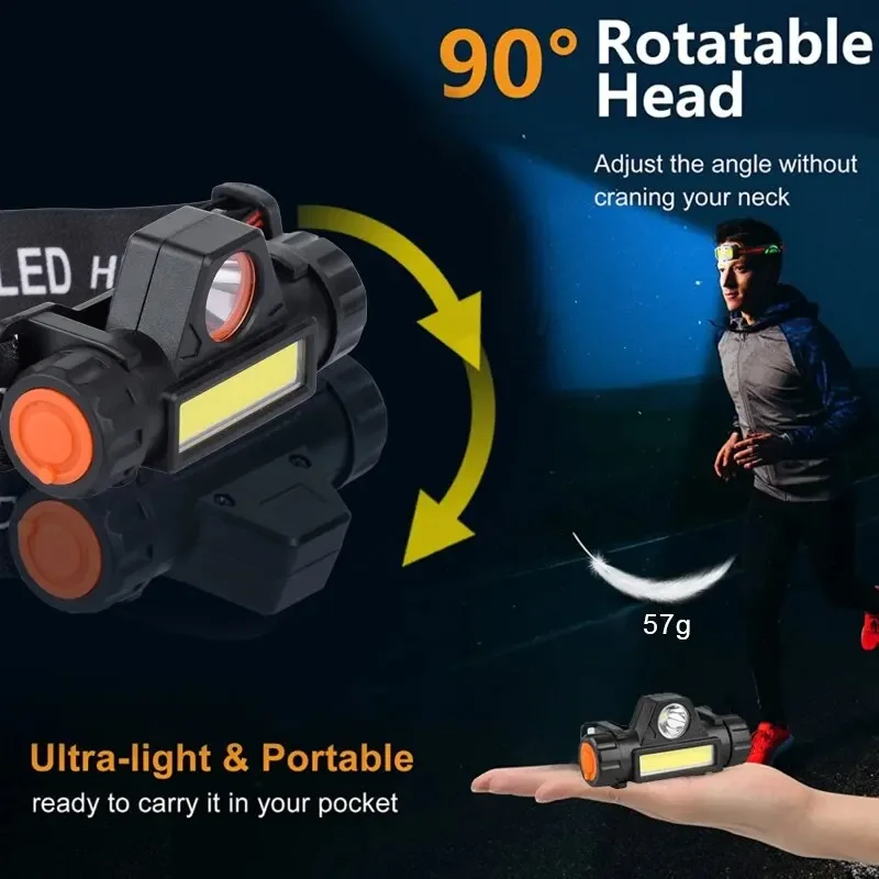 Outdoor Headlights with Long B - Fish Finder Battery ulasan dan harga